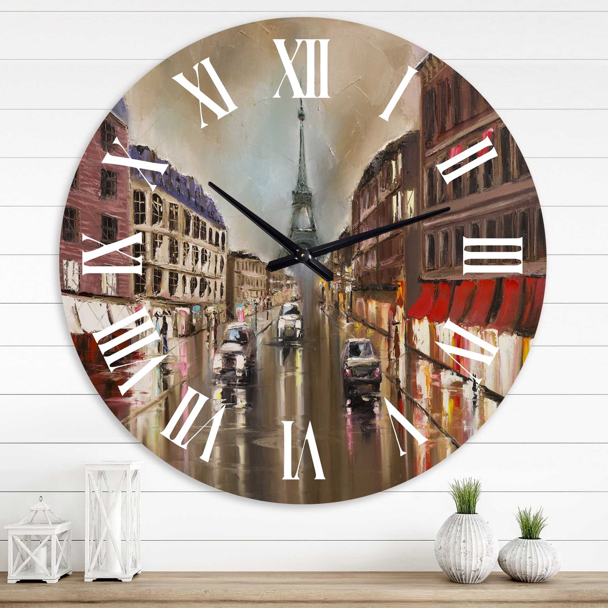 Designart 1 in Quartz Traditional Wall Clock