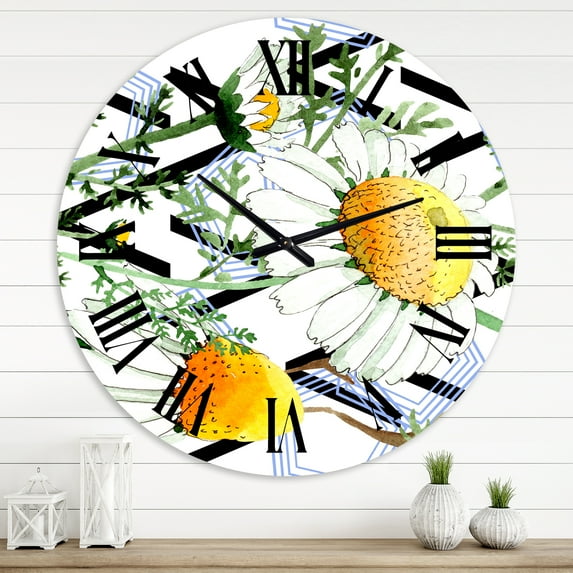 Designart 1 in Quartz Traditional Wall Clock