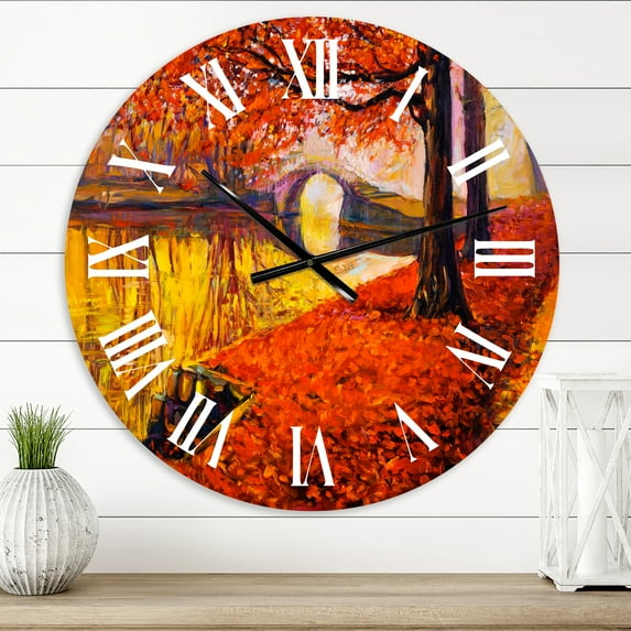 Designart 1 in Quartz Traditional Wall Clock