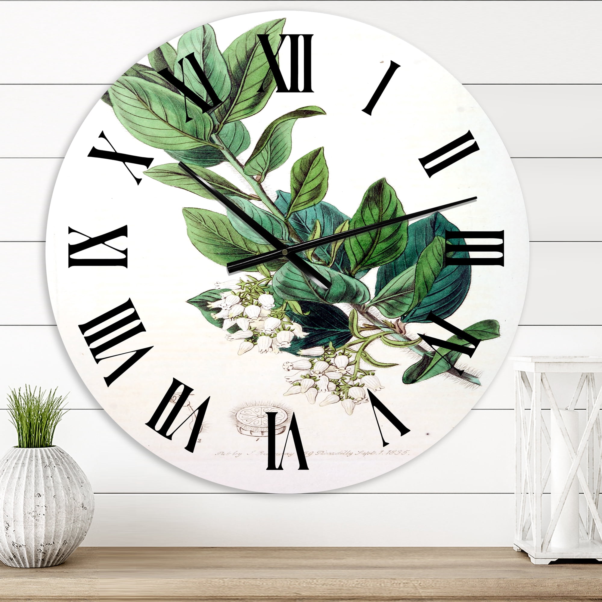 Designart 1 in Quartz Traditional Wall Clock