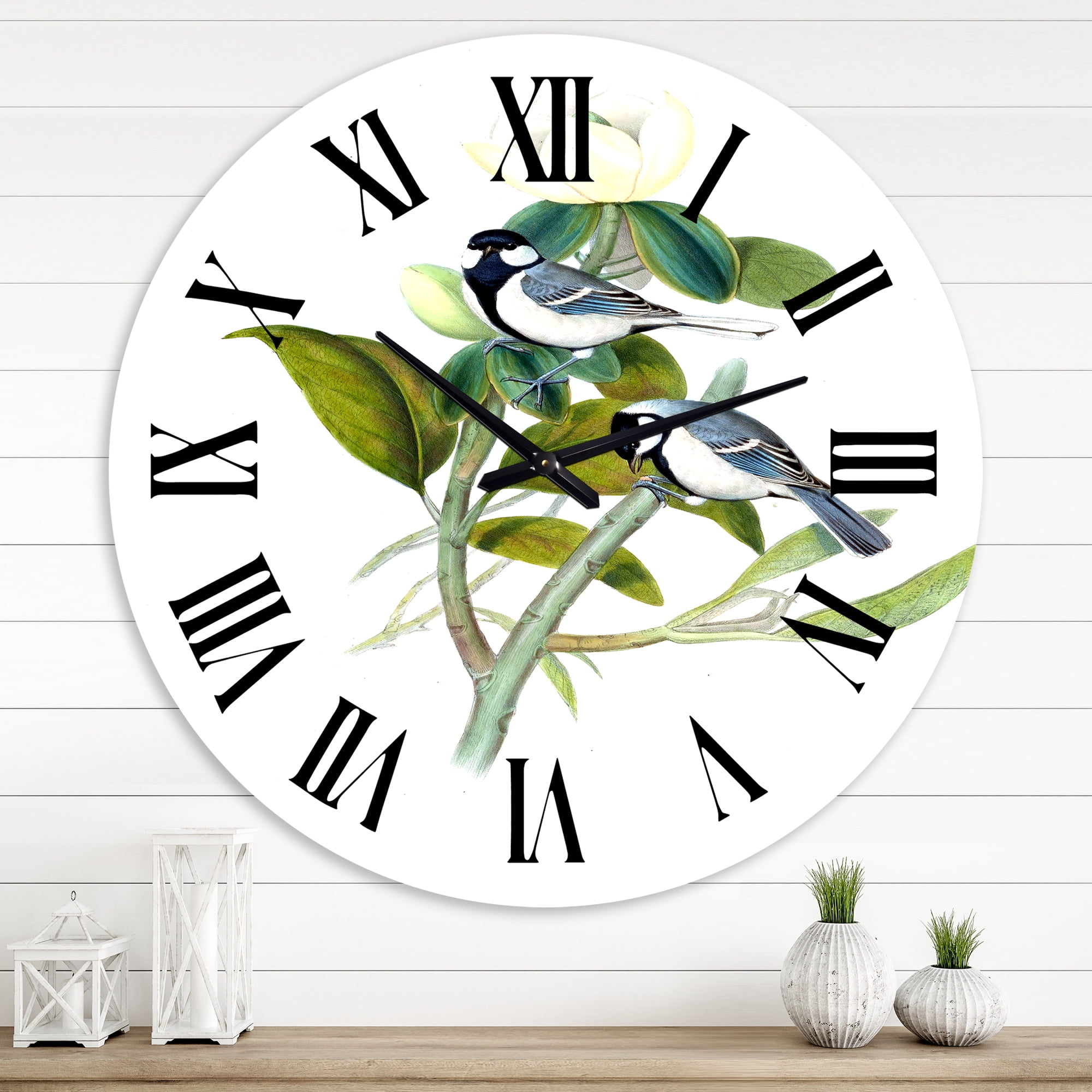Designart 1 in Quartz Traditional Wall Clock