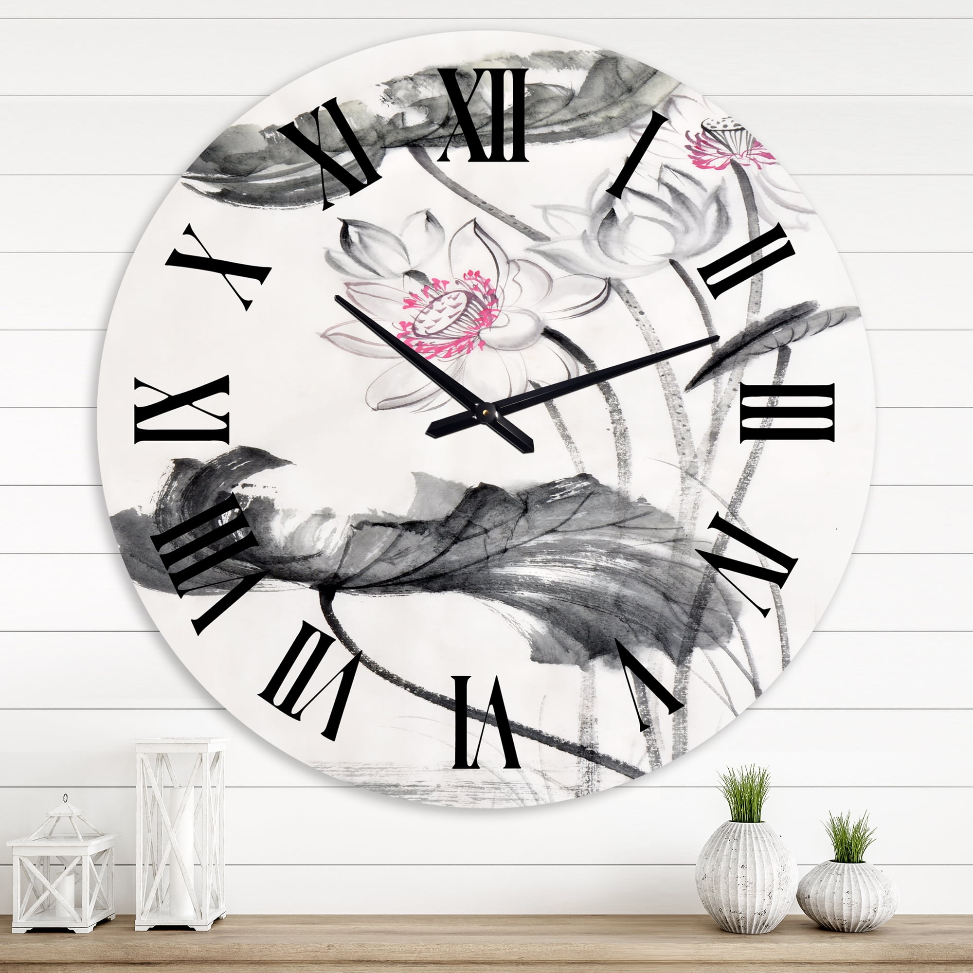 Designart 1 in Quartz Traditional Wall Clock