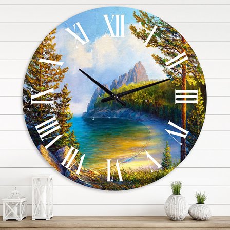 Designart 1 in Quartz Traditional Wall Clock