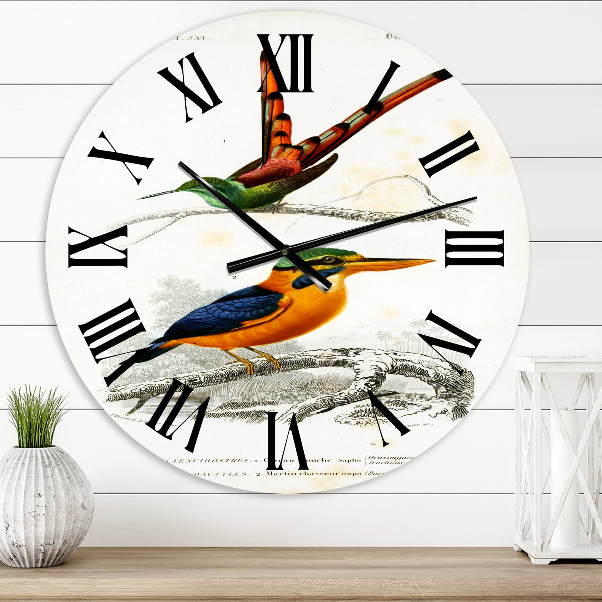 Designart 1 in Quartz Traditional Wall Clock