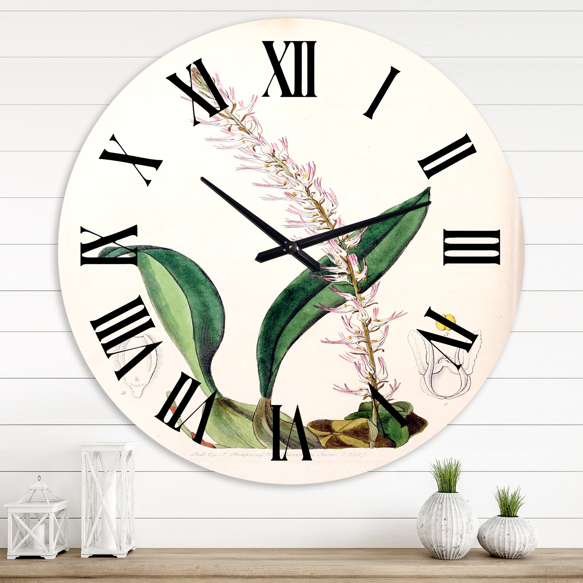 Designart 1 in Quartz Traditional Wall Clock