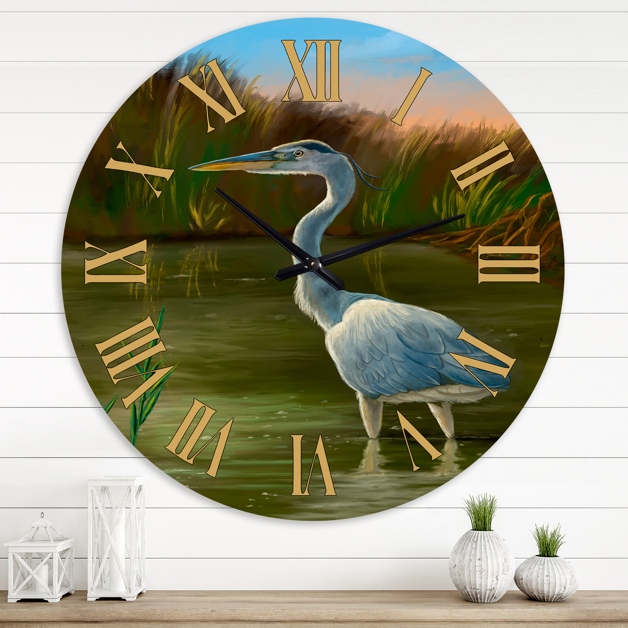 Designart 1 in Quartz Traditional Wall Clock
