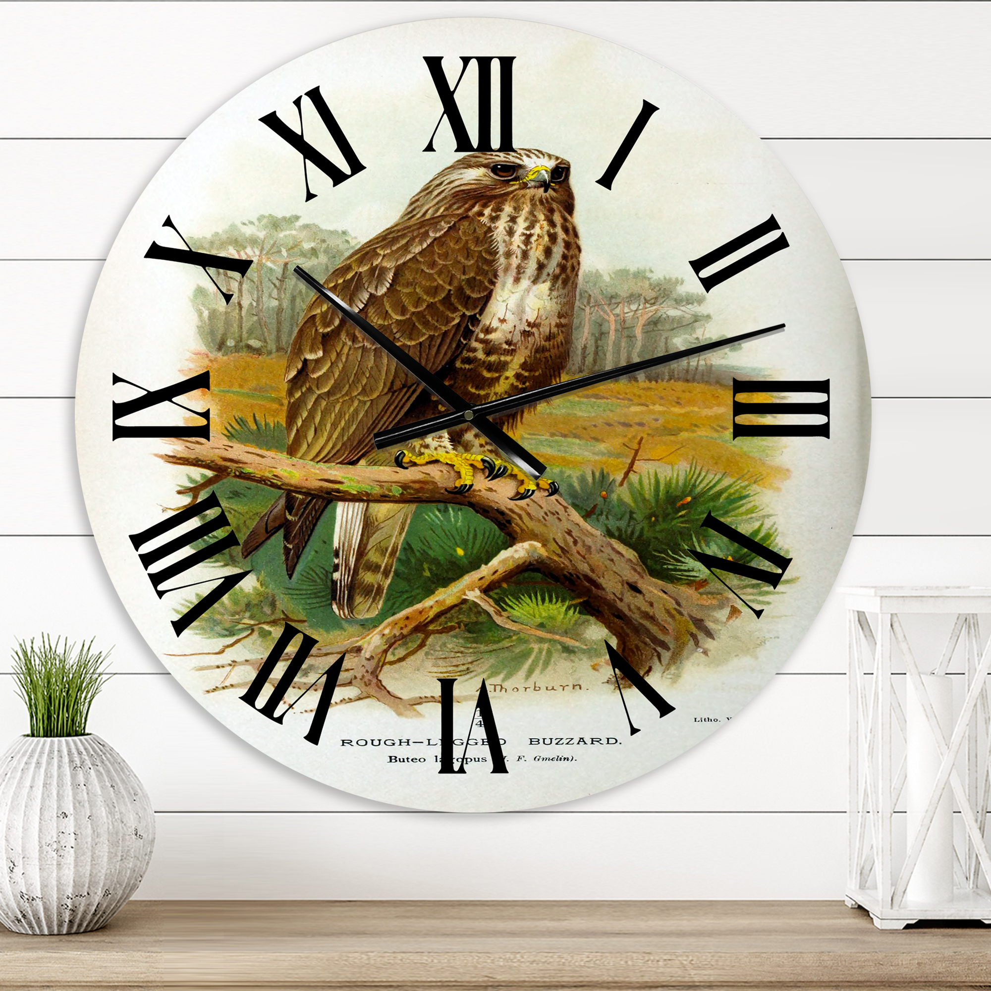 Designart 1 in Quartz Traditional Wall Clock
