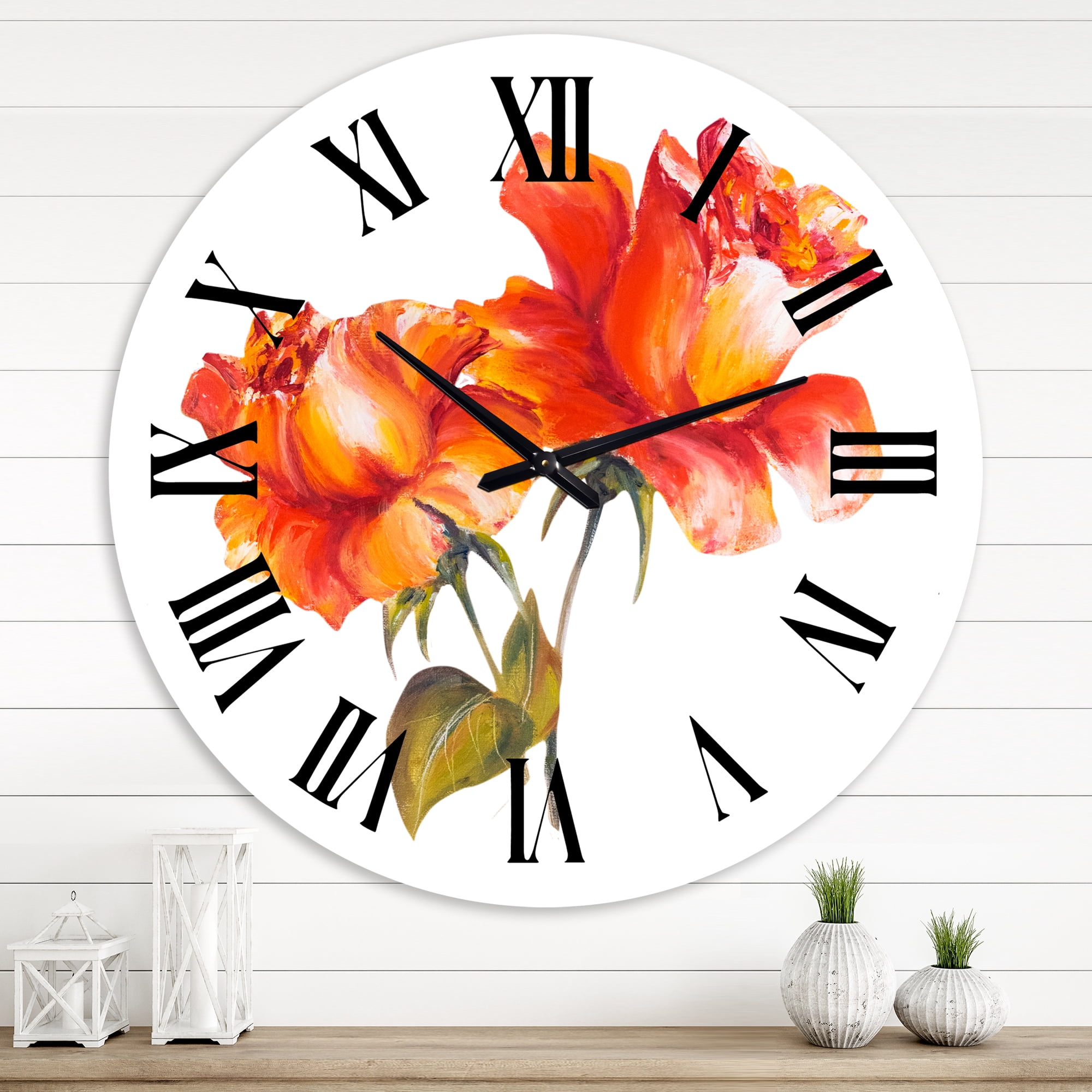 Designart 1 in Quartz Traditional Wall Clock