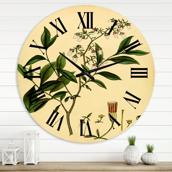 Designart 1 in Quartz Traditional Wall Clock