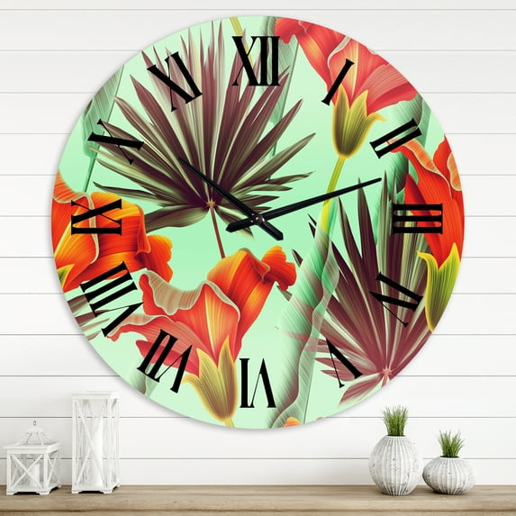 Designart 1 in Quartz Traditional Wall Clock