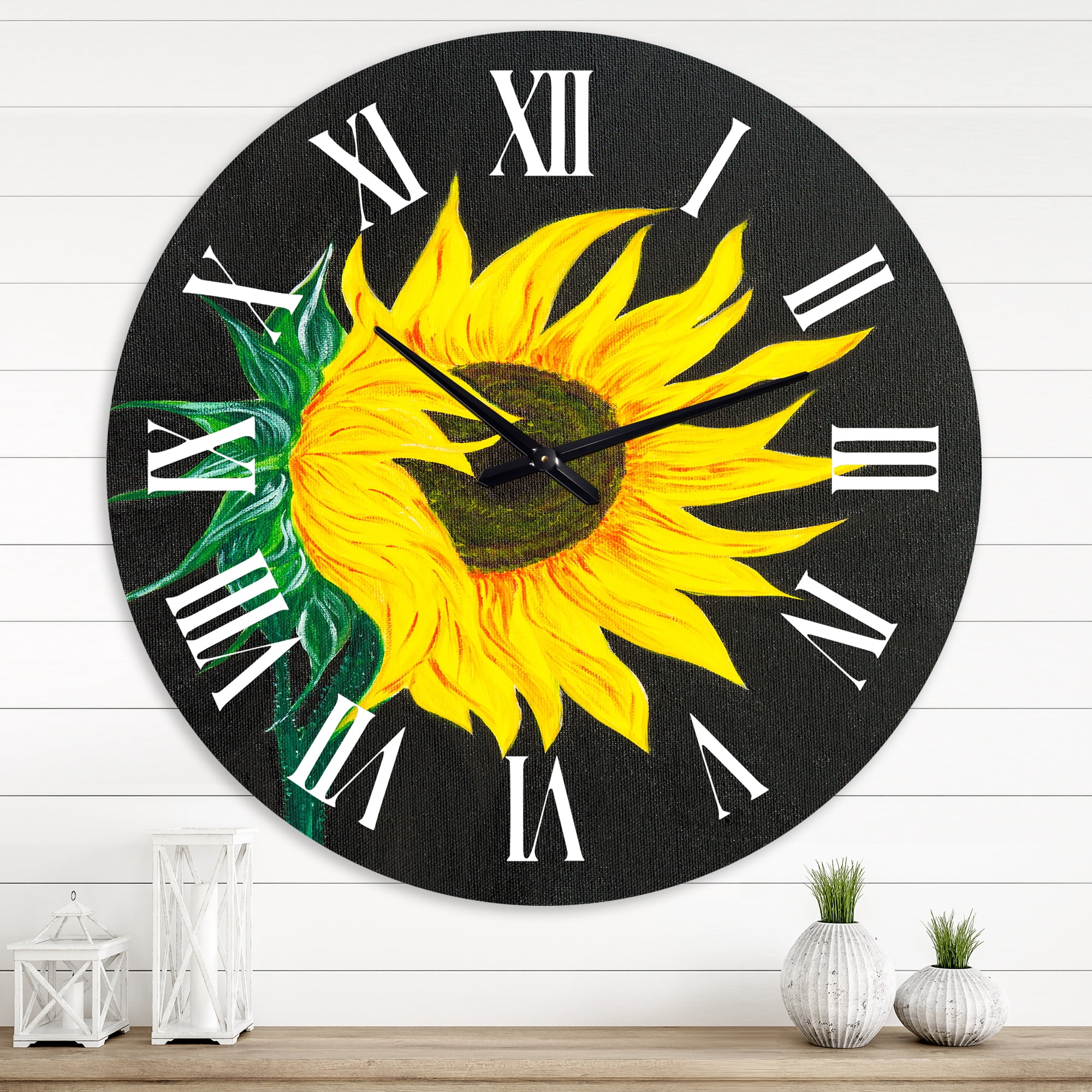 Designart 1 in Quartz Traditional Wall Clock