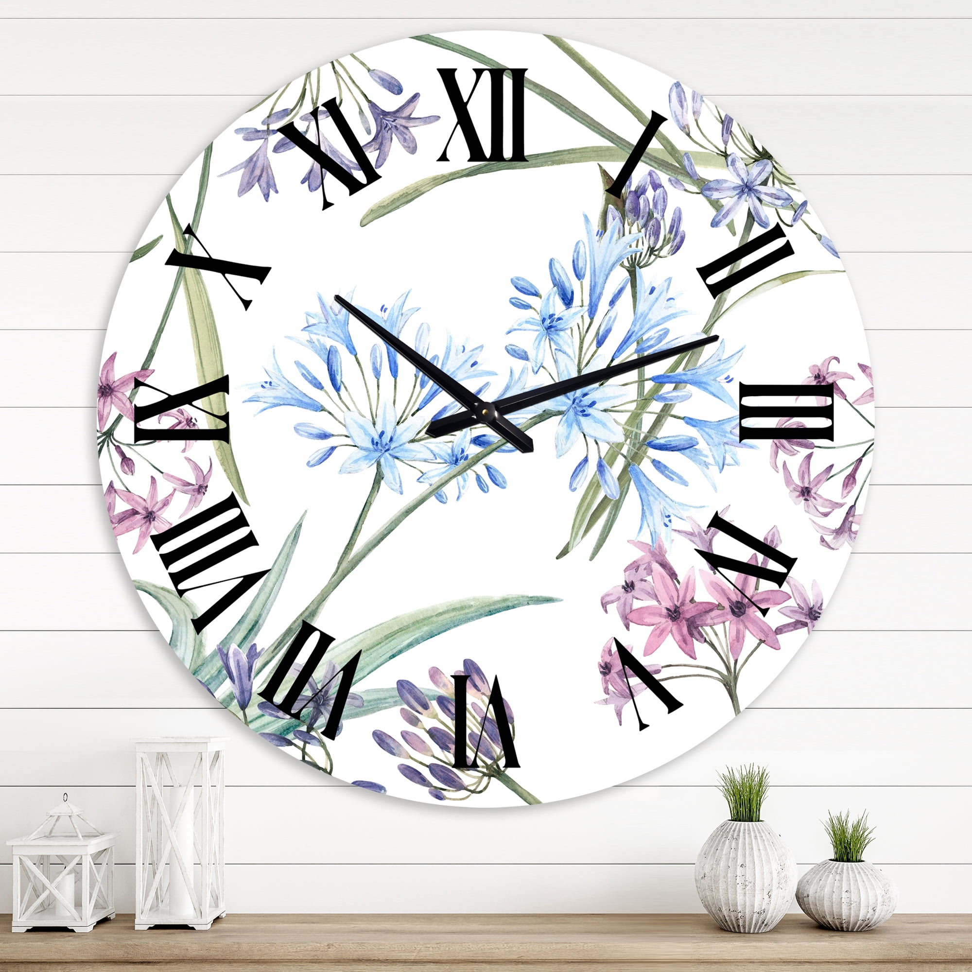 Designart 1 in Quartz Traditional Wall Clock