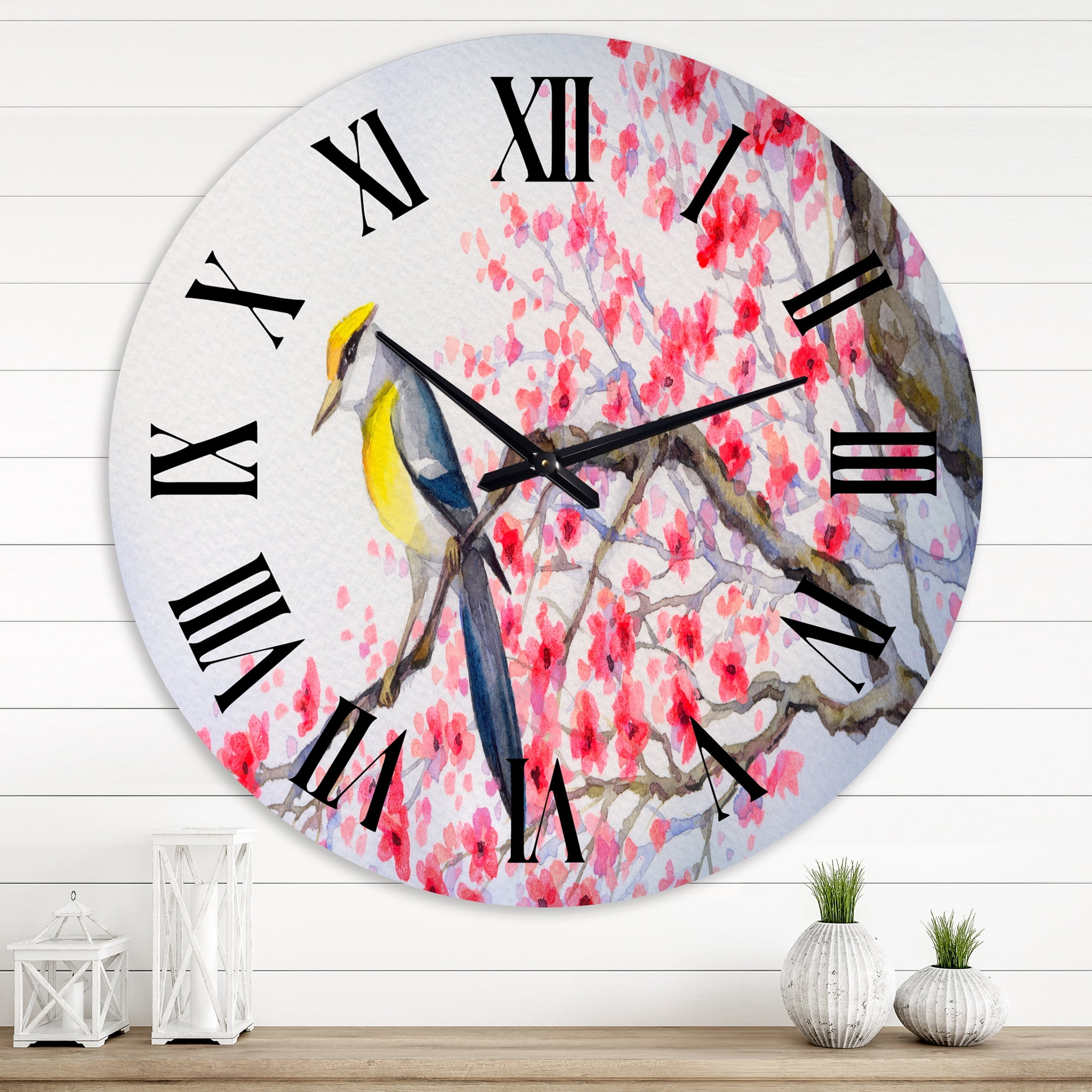 Designart 1 in Quartz Traditional Wall Clock