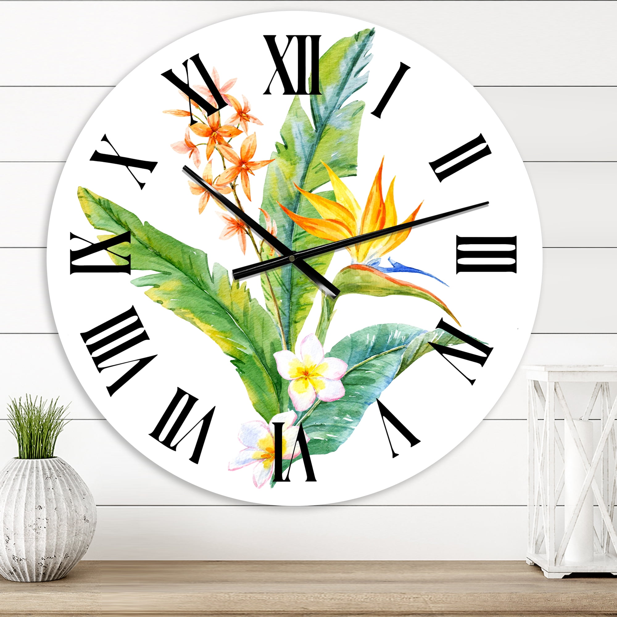 Designart 1 in Quartz Traditional Wall Clock