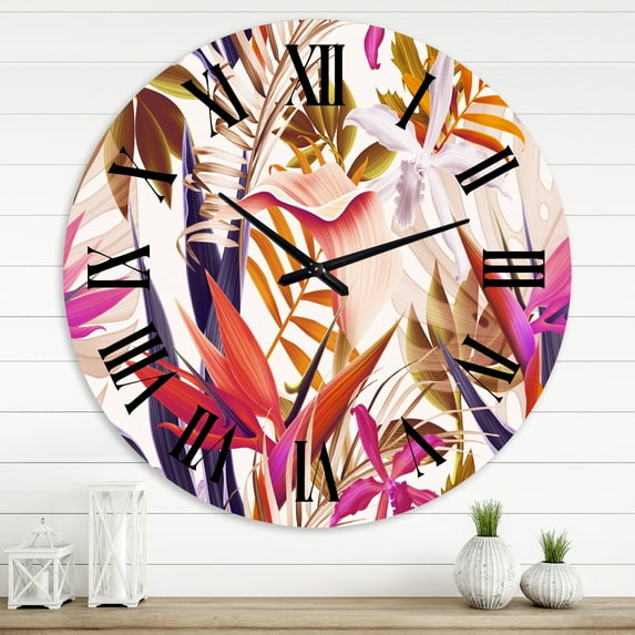 Designart 1 in Quartz Traditional Wall Clock