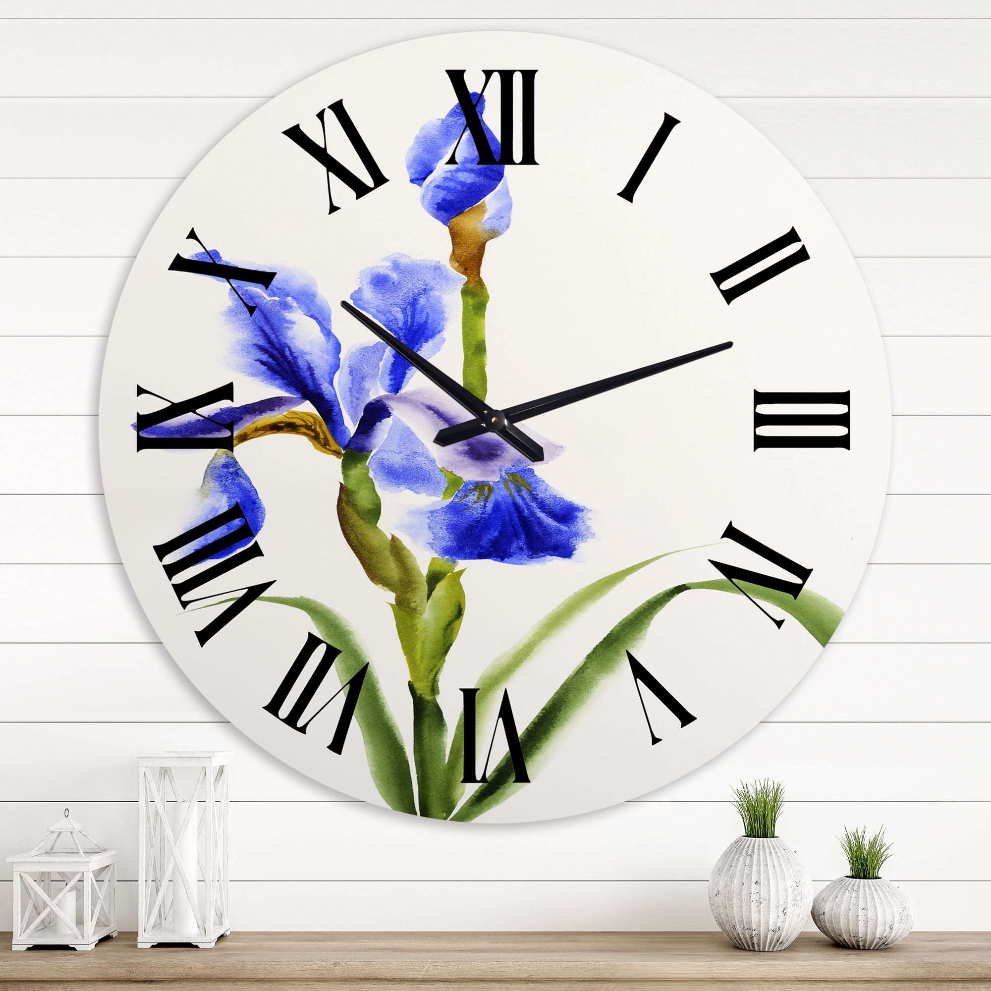 Designart 1 in Quartz Traditional Wall Clock