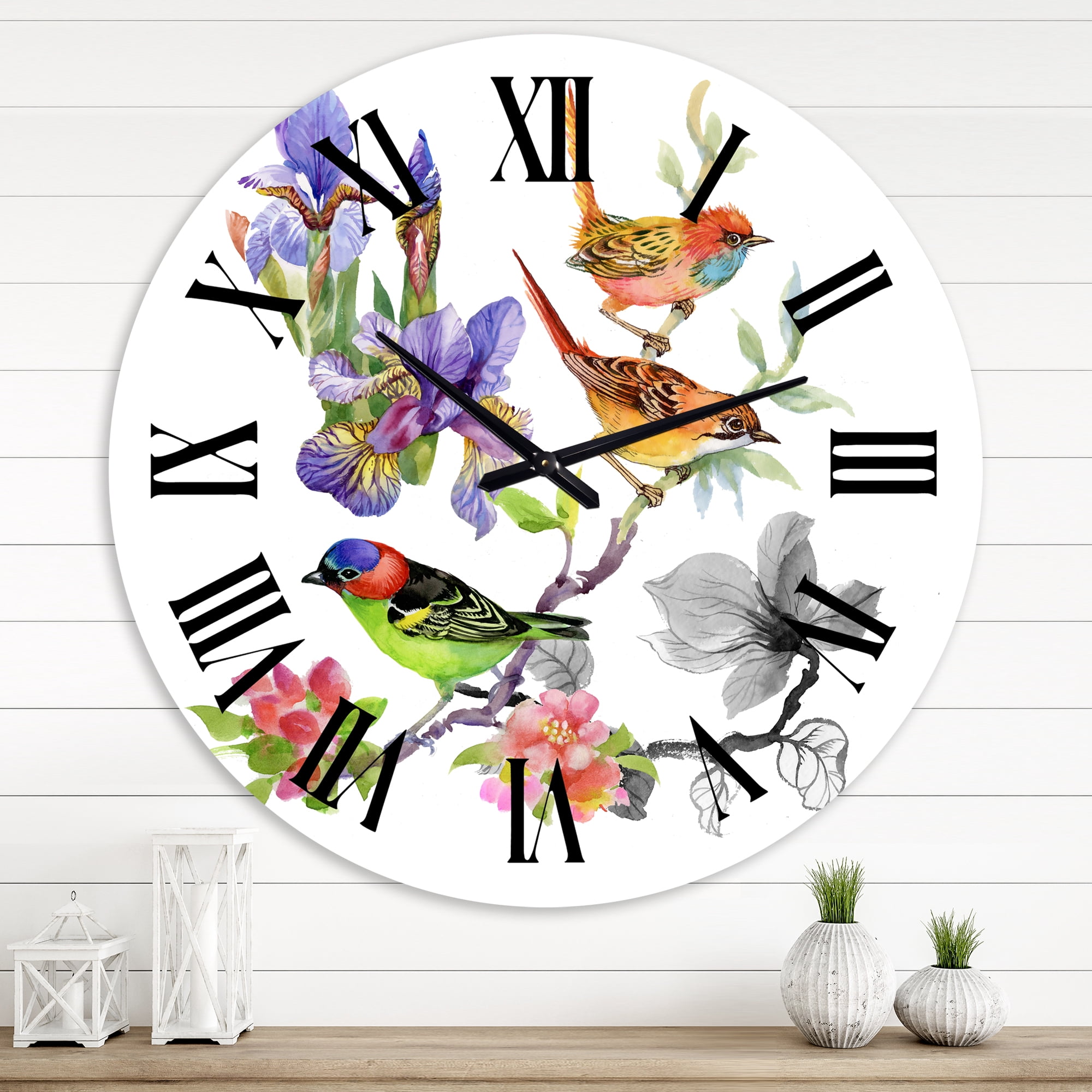 Designart 1 in Quartz Traditional Wall Clock