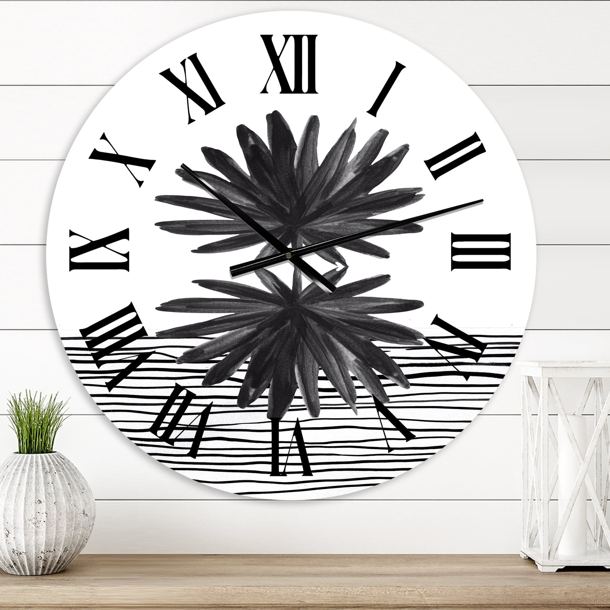 Designart 1 in Quartz Traditional Wall Clock