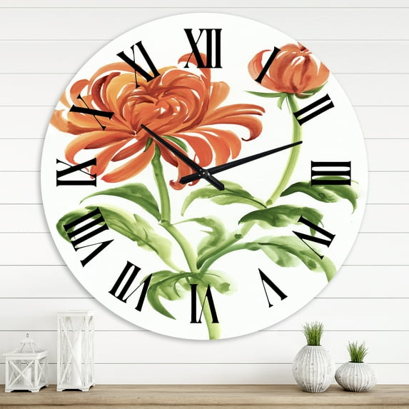 Designart 1 in Quartz Traditional Wall Clock