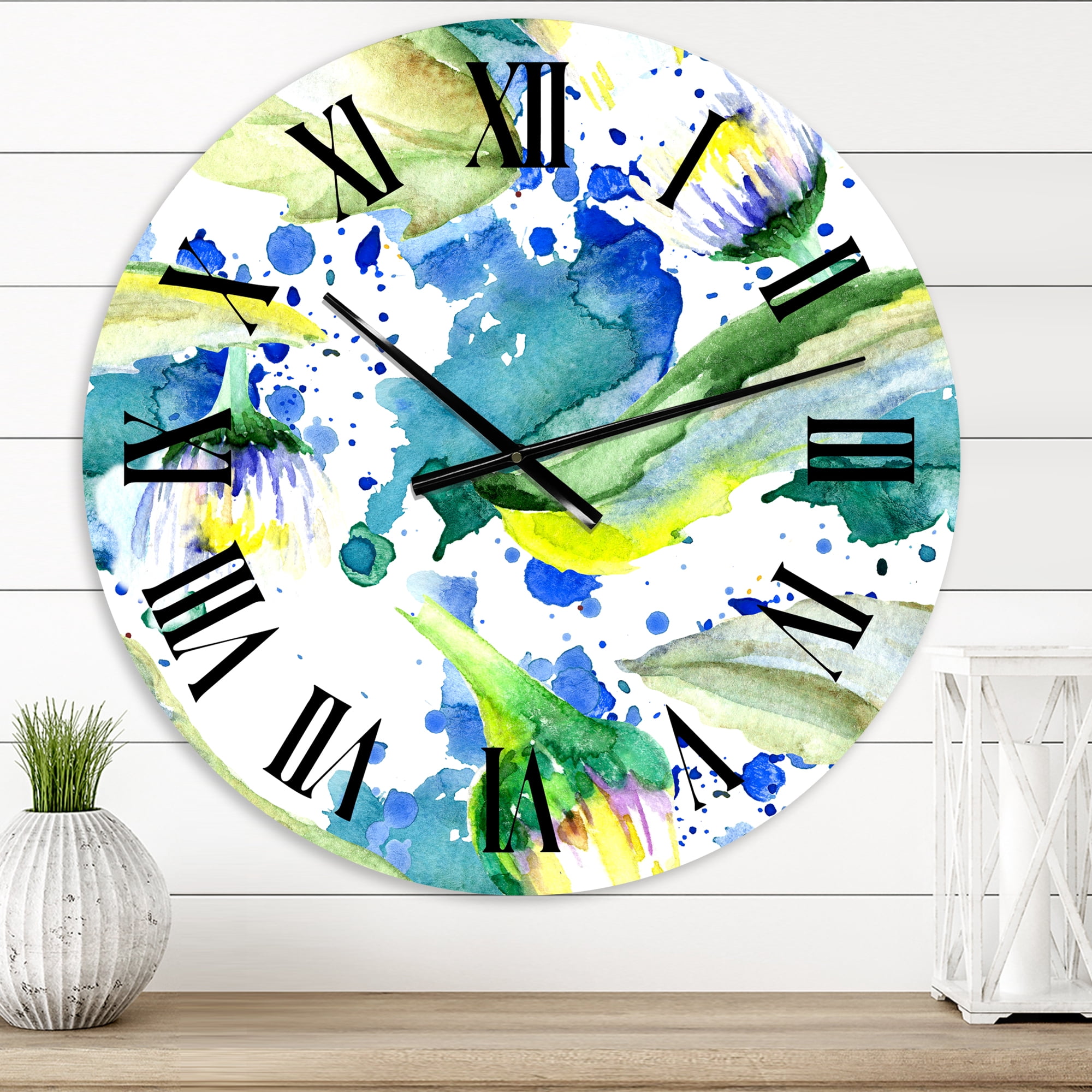 Designart 1 in Quartz Traditional Wall Clock
