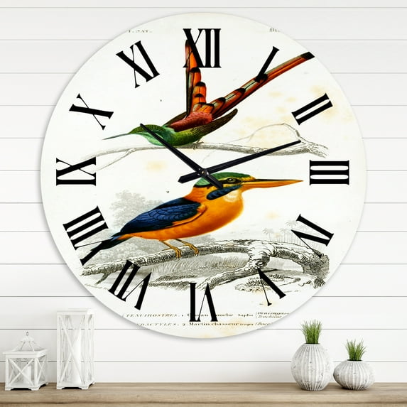 Designart 1 in Quartz Traditional Wall Clock
