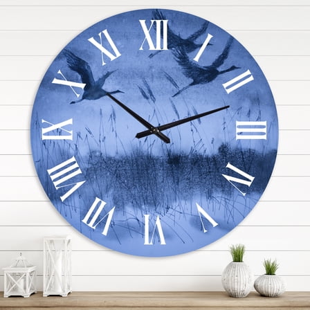 Designart 1 in Quartz Traditional Wall Clock