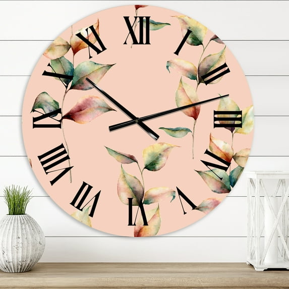 Designart 1 in Quartz Traditional Wall Clock