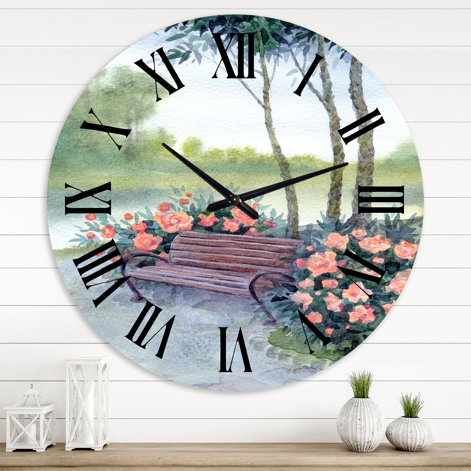 Designart 1 in Quartz Traditional Wall Clock