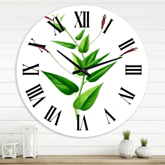 Designart 1 in Quartz Traditional Wall Clock