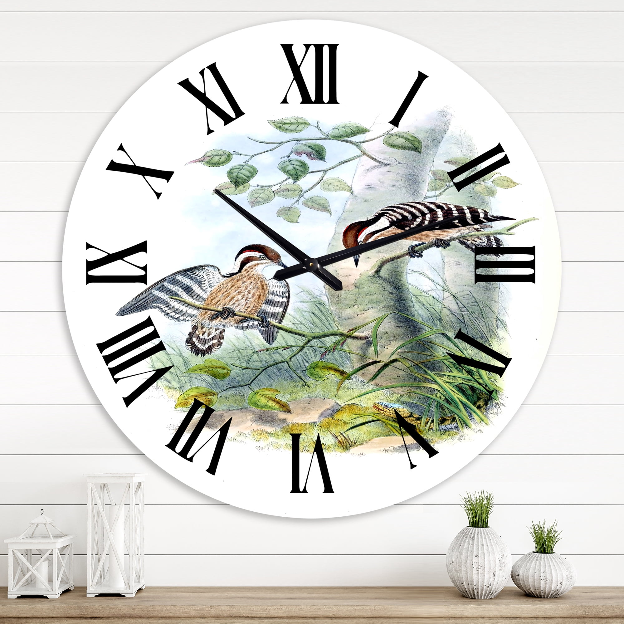 Designart 1 in Quartz Traditional Wall Clock