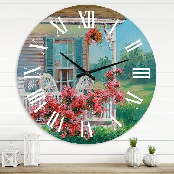 Designart 1 in Quartz Traditional Wall Clock