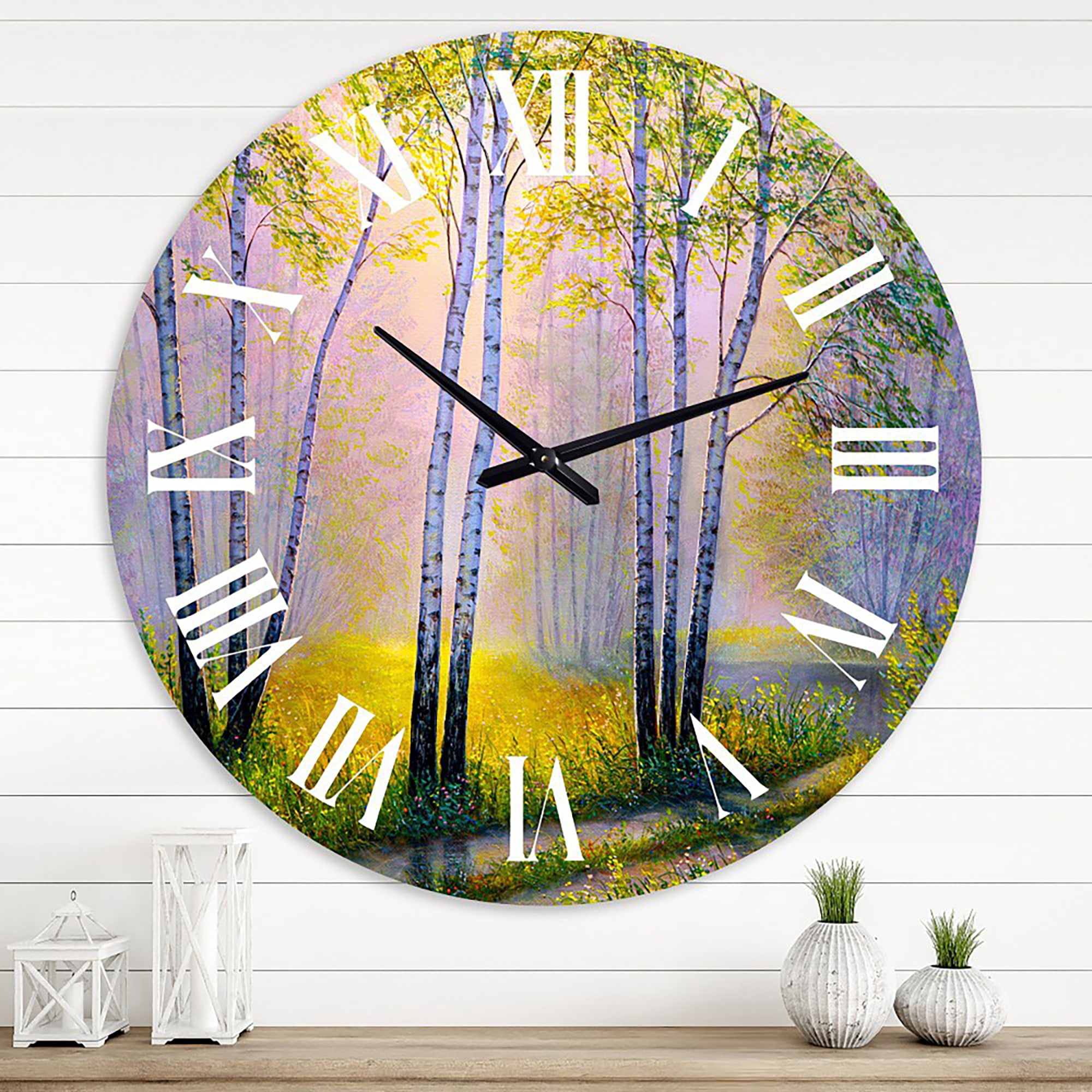 Designart 1 in Quartz Traditional Wall Clock