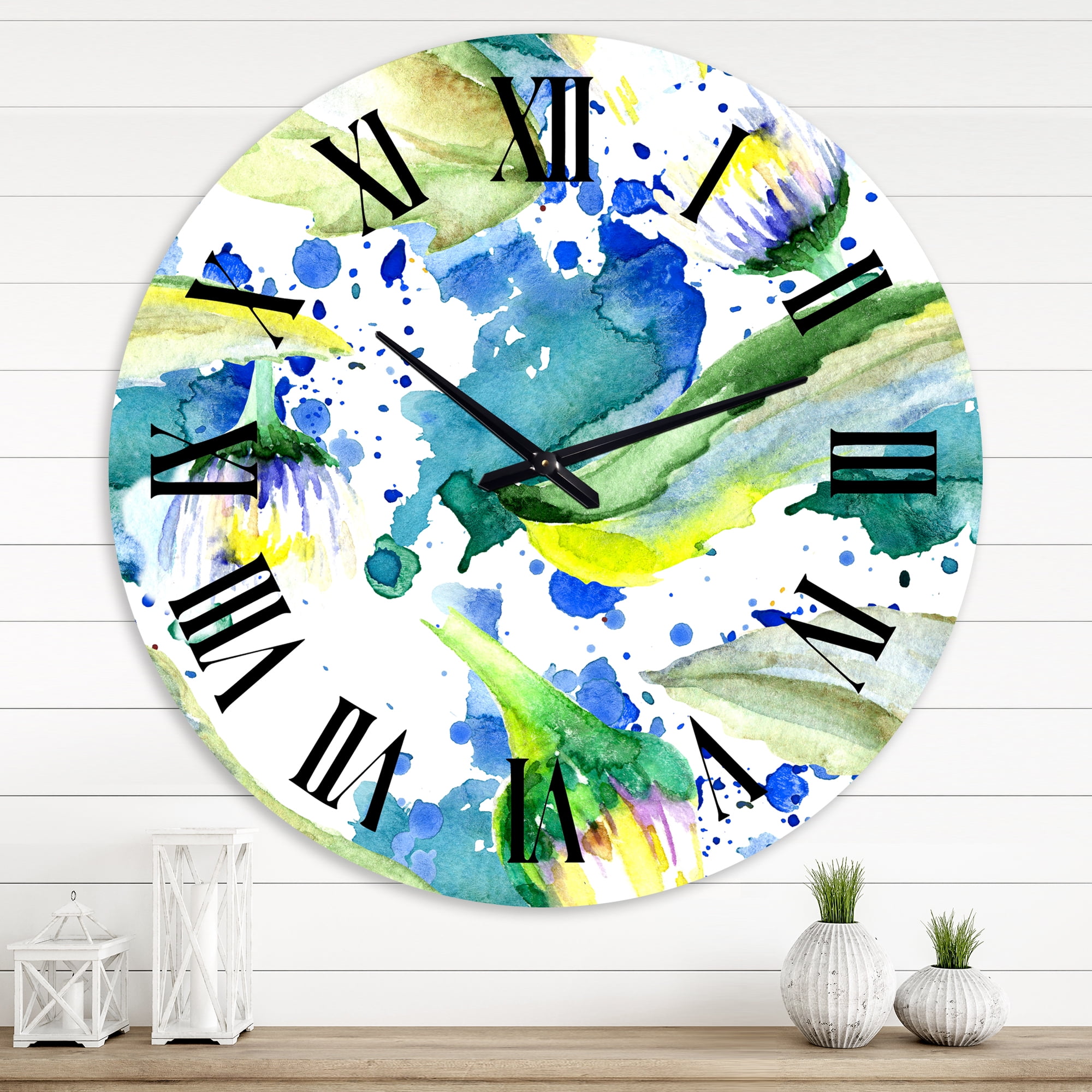Designart 1 in Quartz Traditional Wall Clock