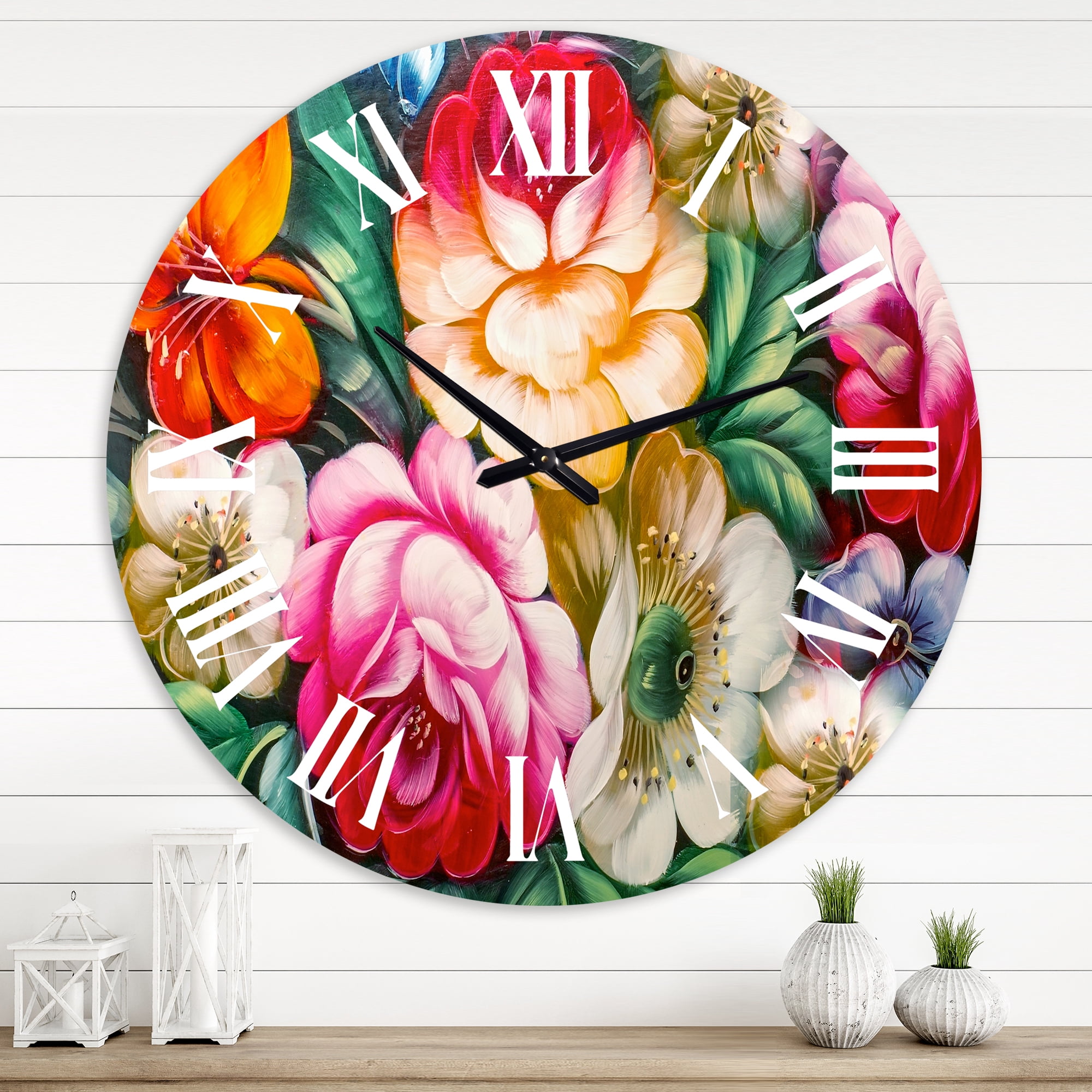 Designart 1 in Quartz Traditional Wall Clock