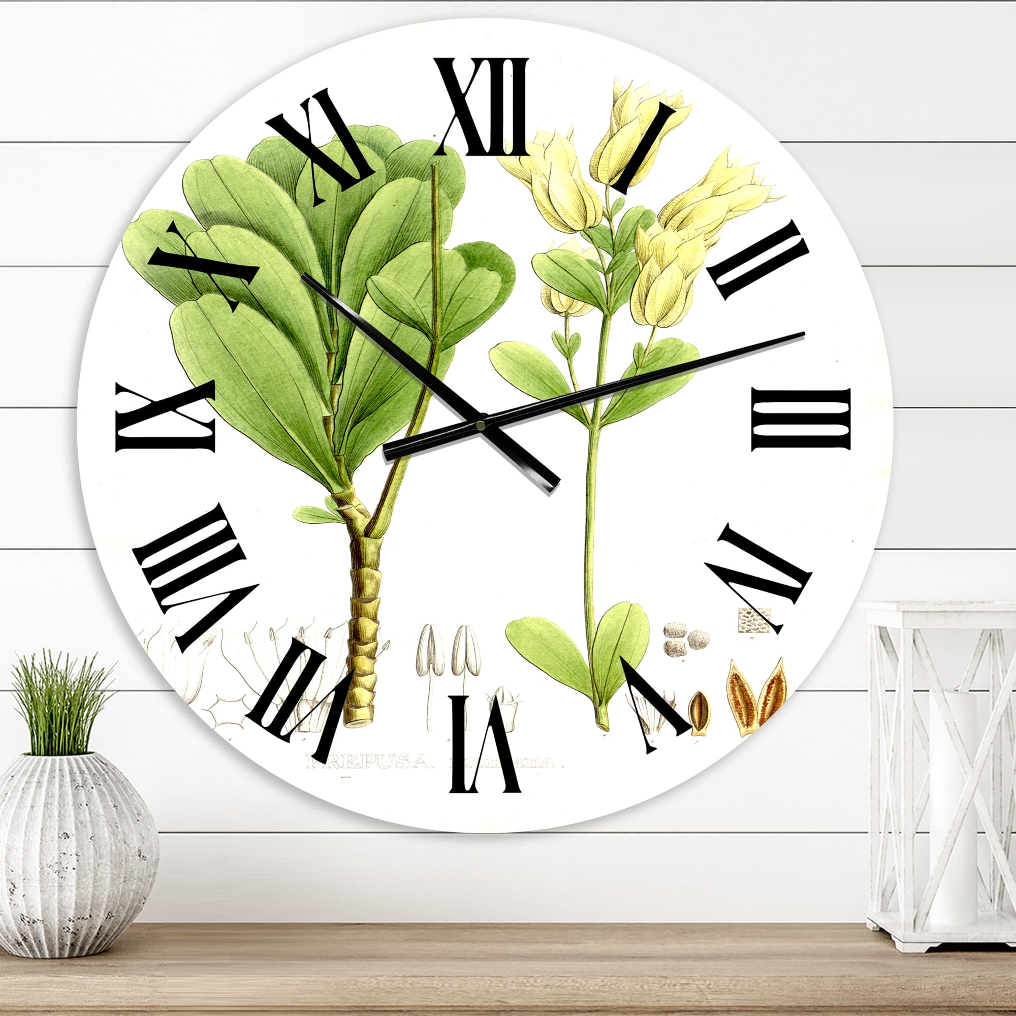 Designart 1 in Quartz Traditional Wall Clock