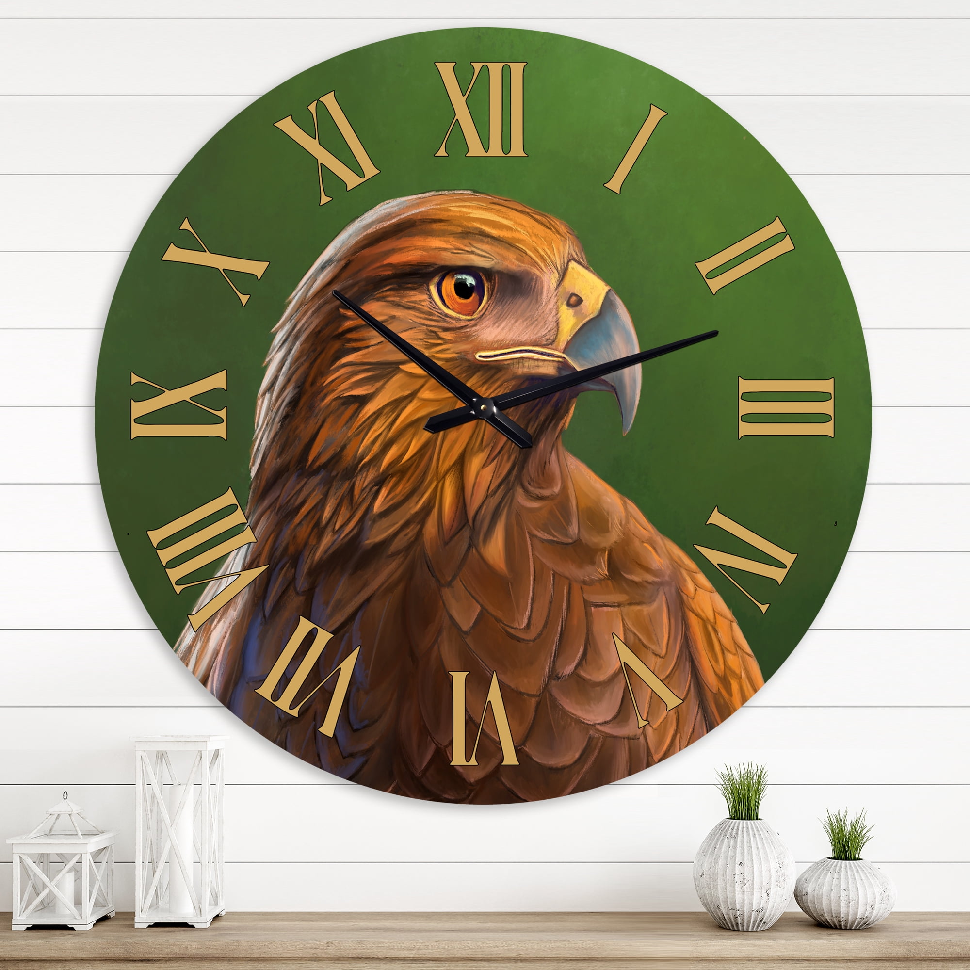 Designart 1 in Quartz Traditional Wall Clock
