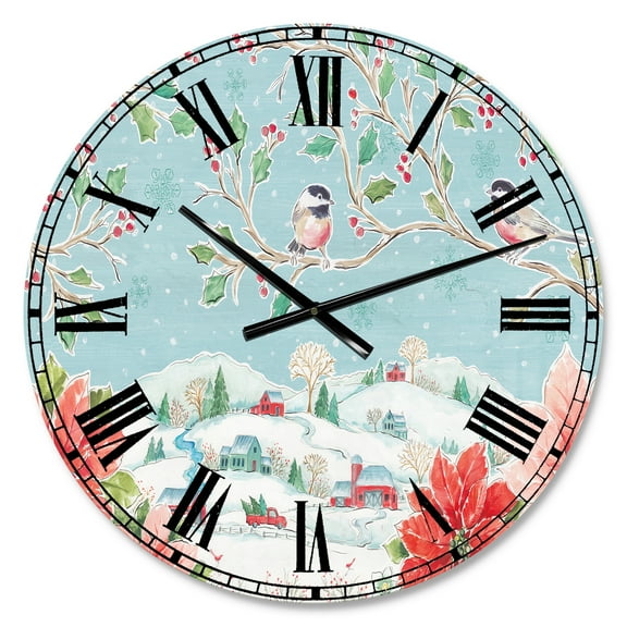 Designart 1 in Quartz Traditional Wall Clock