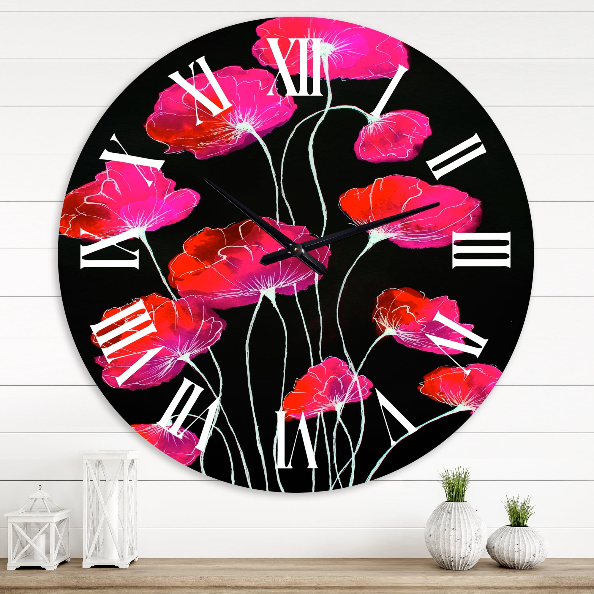 Designart 1 in Quartz Traditional Wall Clock