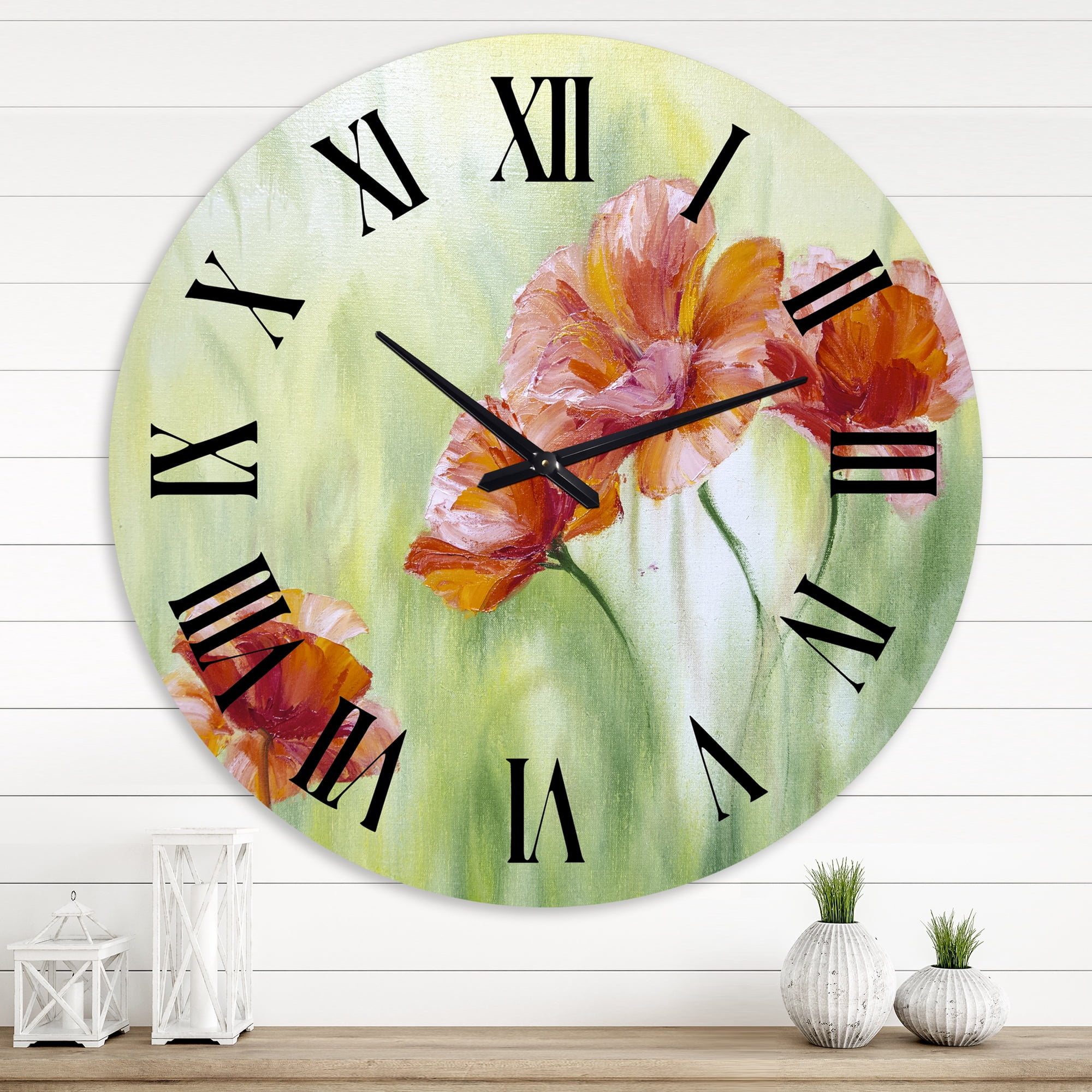 Designart 1 in Quartz Traditional Wall Clock