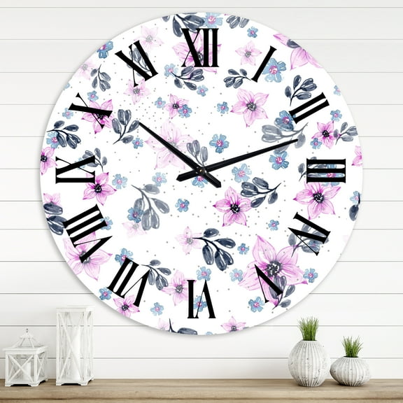 Designart 1 in Quartz Traditional Wall Clock