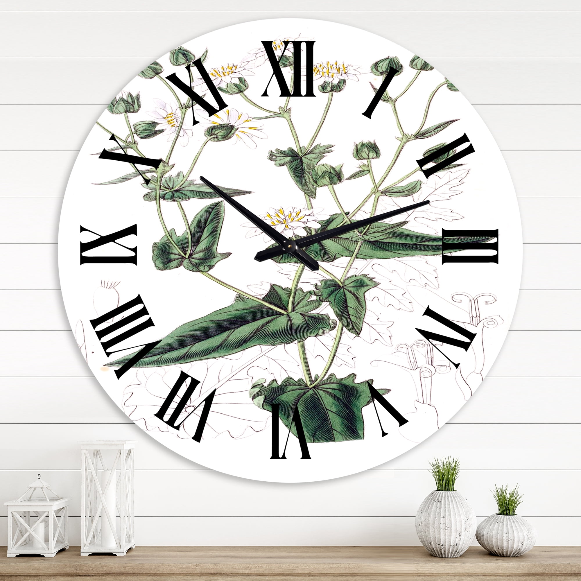 Designart 1 in Quartz Traditional Wall Clock