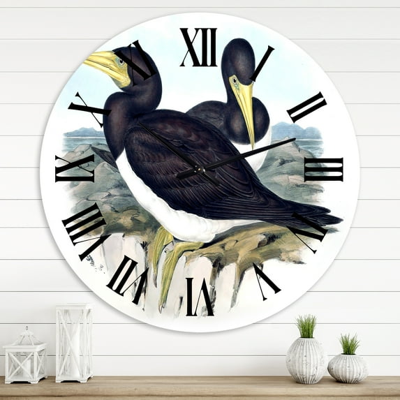 Designart 1 in Quartz Traditional Wall Clock