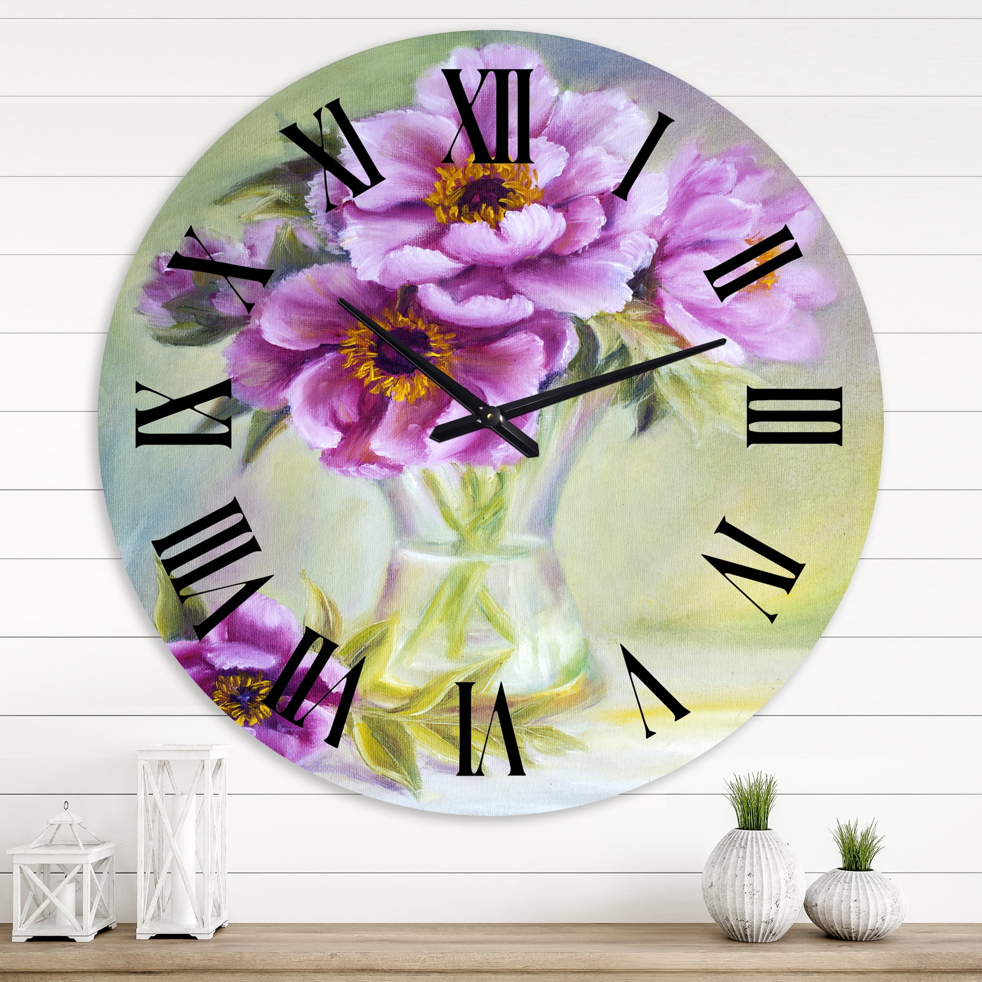 Designart 1 in Quartz Traditional Wall Clock
