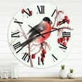thumbnail image 1 of Designart 1 in Quartz Traditional Wall Clock, 1 of 2