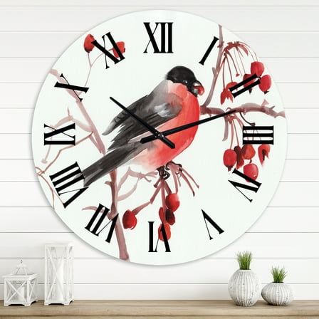 Designart 1 in Quartz Traditional Wall Clock