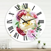Designart 1 in Quartz Traditional Wall Clock