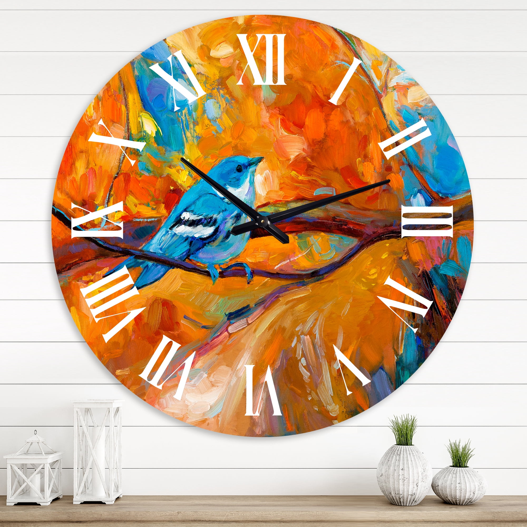 Designart 1 in Quartz Traditional Wall Clock