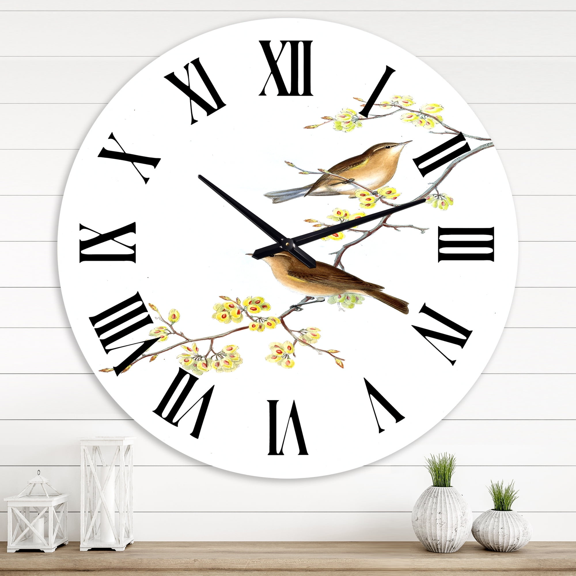 Designart 1 in Quartz Traditional Wall Clock