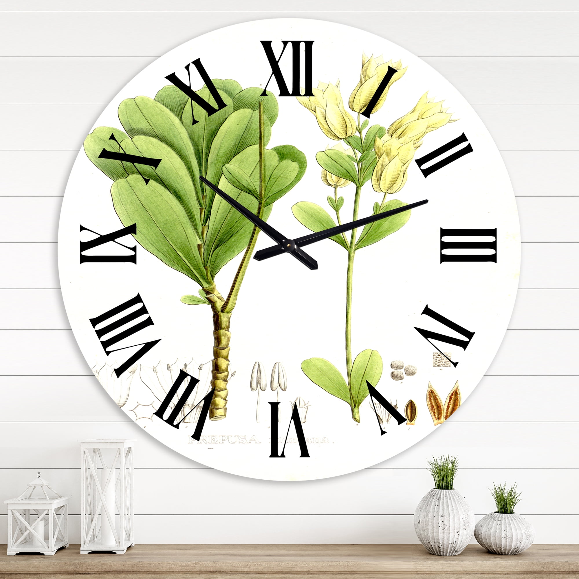 Designart 1 in Quartz Traditional Wall Clock