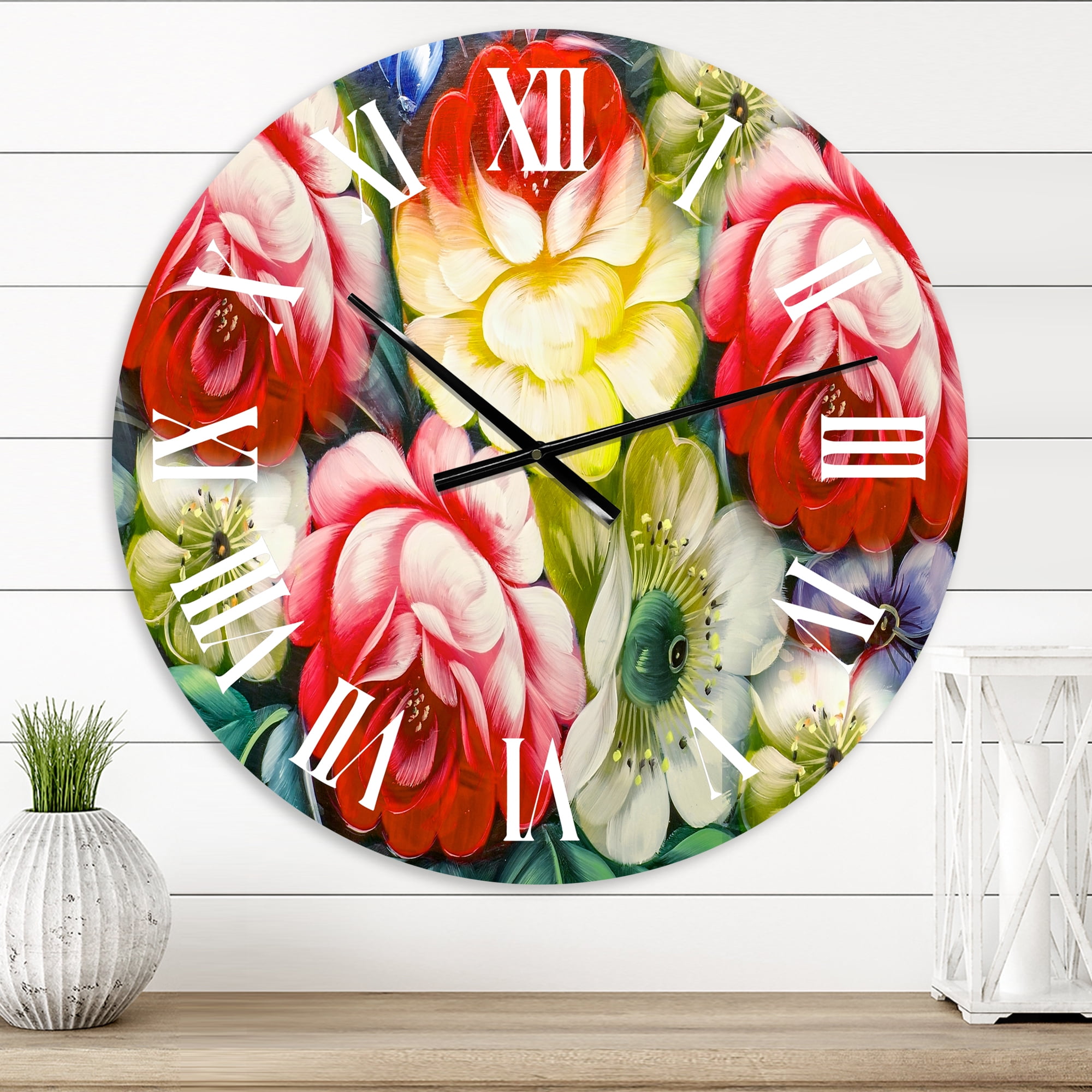 Designart 1 in Quartz Traditional Wall Clock
